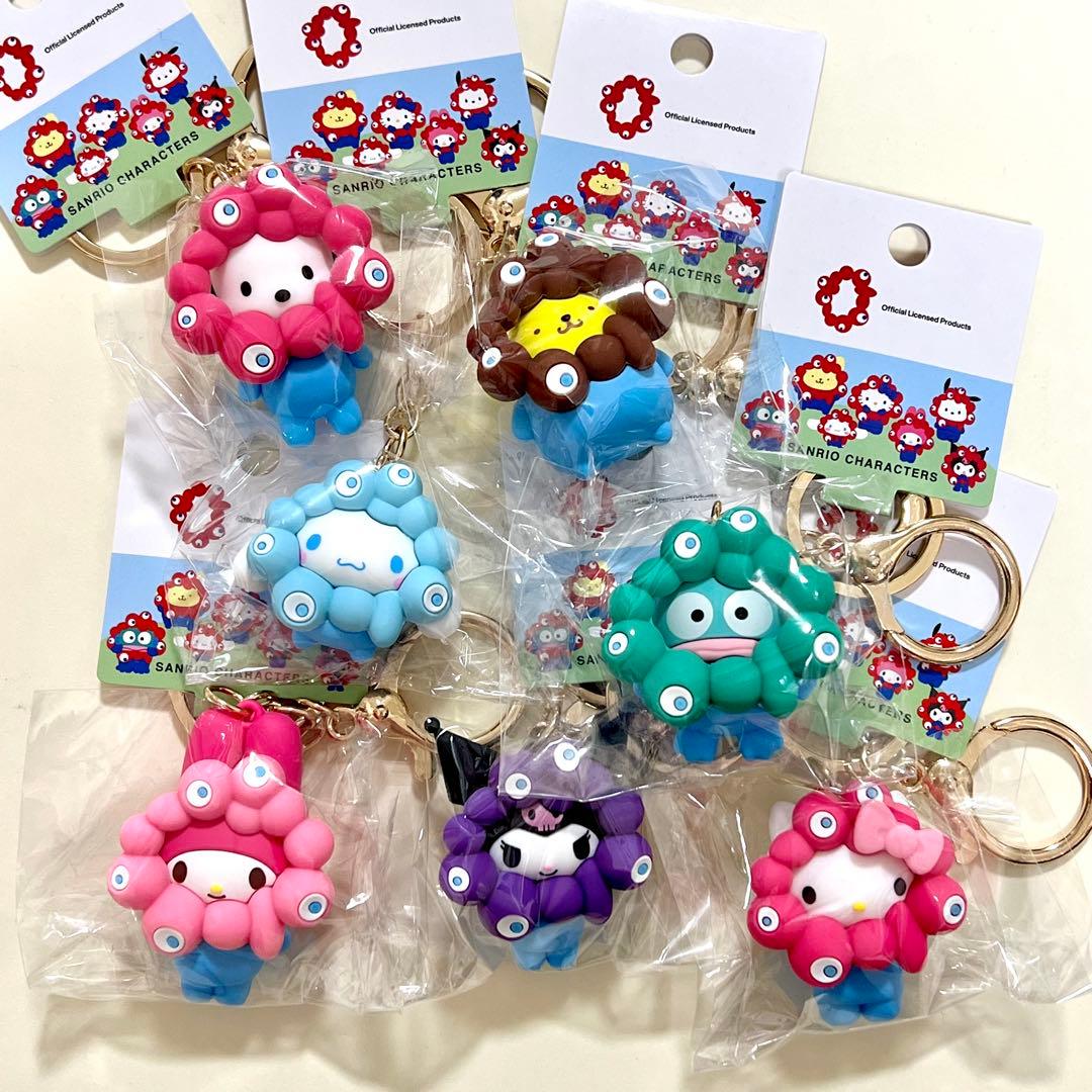 万博 サンリオ ミャクミャク 立体マスコット カラー キーホルダー コンプリート