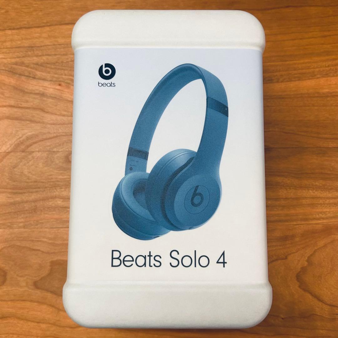 【新品未開封】Beats Solo 4 ワイヤレスヘッドフォン スレートブルー