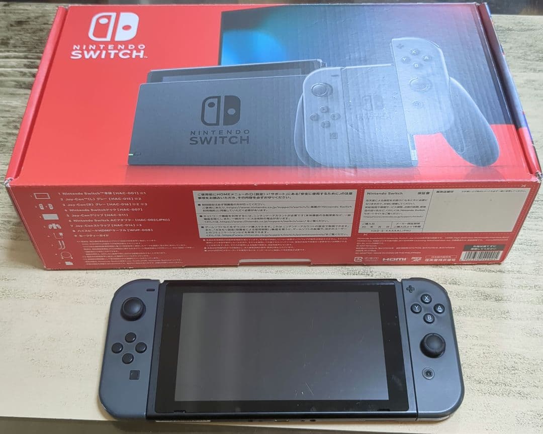 Nintendo Switch 本体 　箱あり　動作確認済