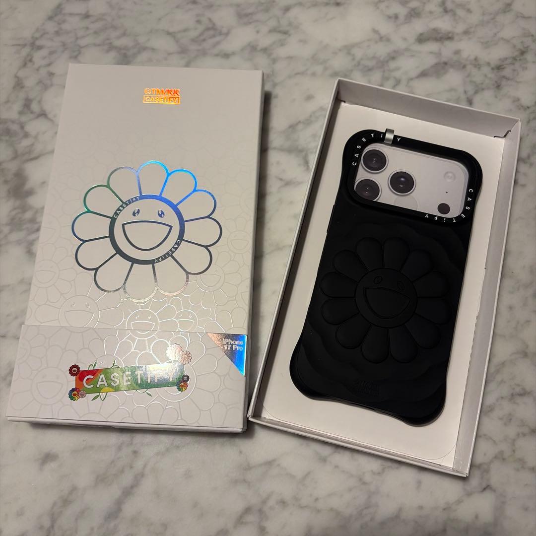 【村上隆 x CASETiFY】FLOWERS BLOOM BLACK