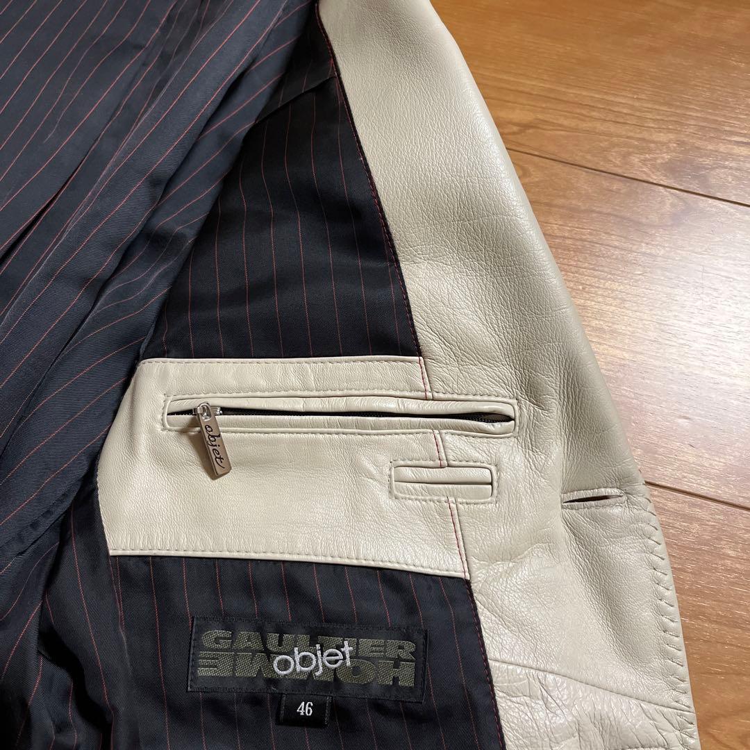 GAULTIER HOMME objet ゴルチェオムオブジェ レザージャケット