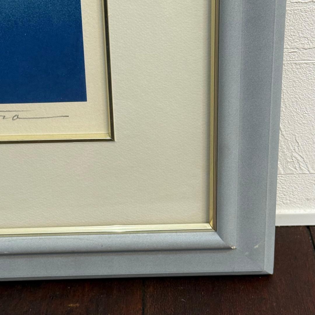 H110KZ17b 真作保証 松浦敬文 リトグラフ 33/200 水辺の城