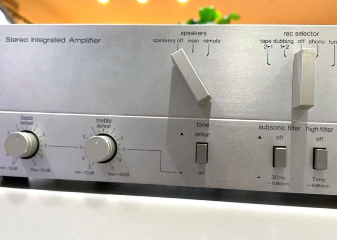 Technics プリメインアンプ SU-V3 テクニクス 動作品