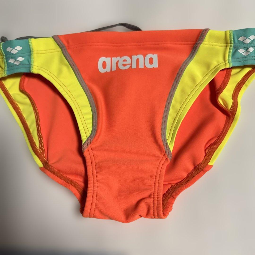 arena 競泳水着 オレンジ/イエロー　競パン　LL(O)