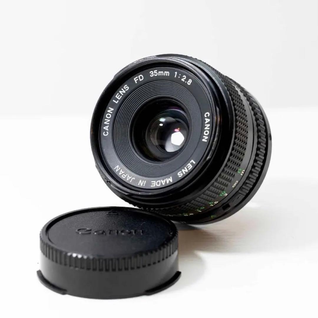【美品/試写有】Canon New FD 35mm f/2.8 オールドレンズ