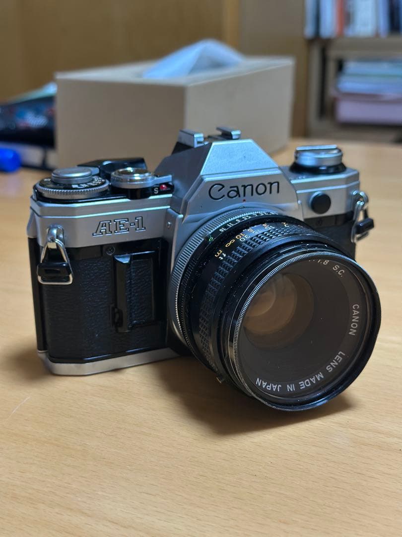 Canon AE-1 フィルムカメラ 50mm F1.8レンズ付き