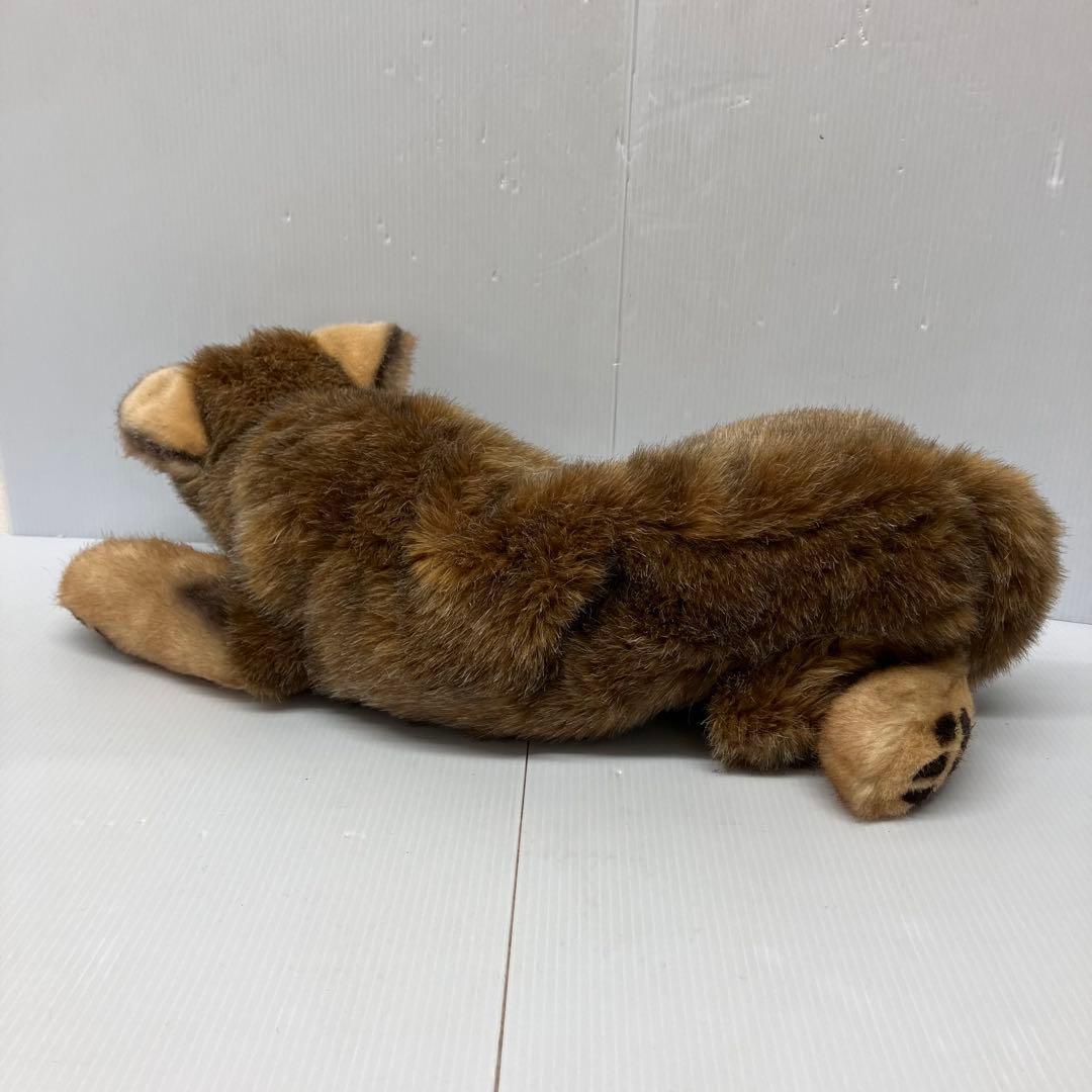 【Kösen/ケーセン】ぬいぐるみ　オオカミの子　横たわり　伏せ　寝そべり