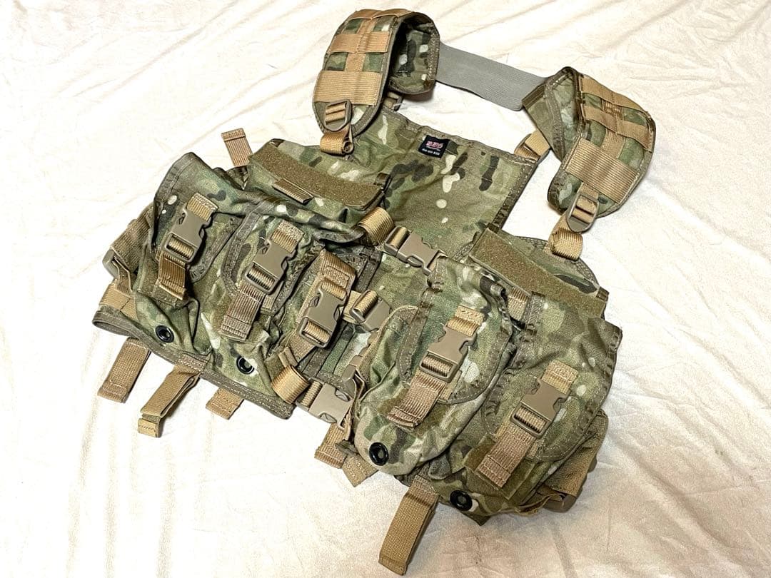 実物【SOE/BDS】パトロールベスト(MOLLE仕様)マルチカム迷彩