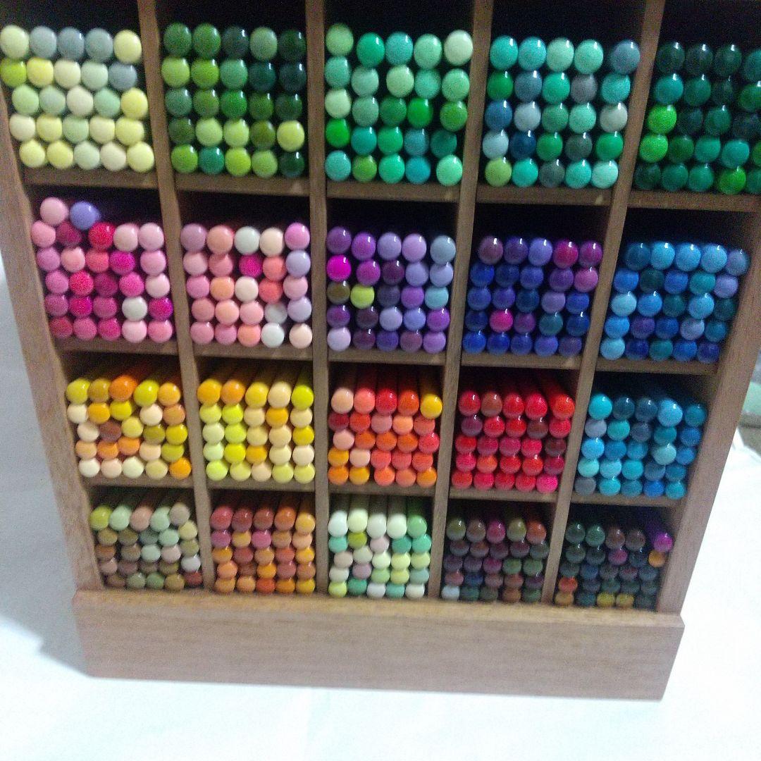 の*中様 収納棚付き　フェリシモ500色 色鉛筆