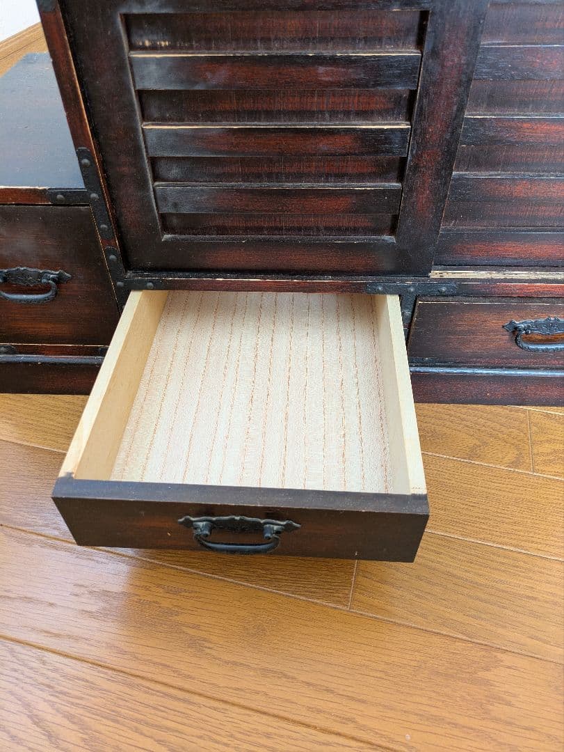 木製階段型箪笥 6引き出し