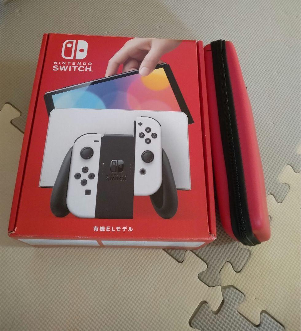美品　Nintendo Switch ホワイト　Switch　スイッチ　有機el