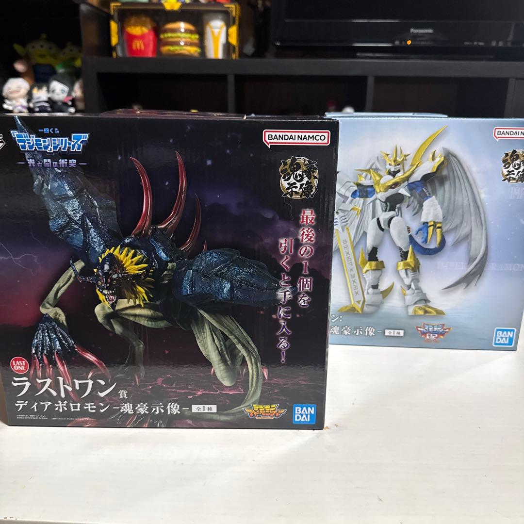 【即完売】一番くじデジモン　B賞ラストワン　インペリアルドラモン　ディアボロモン