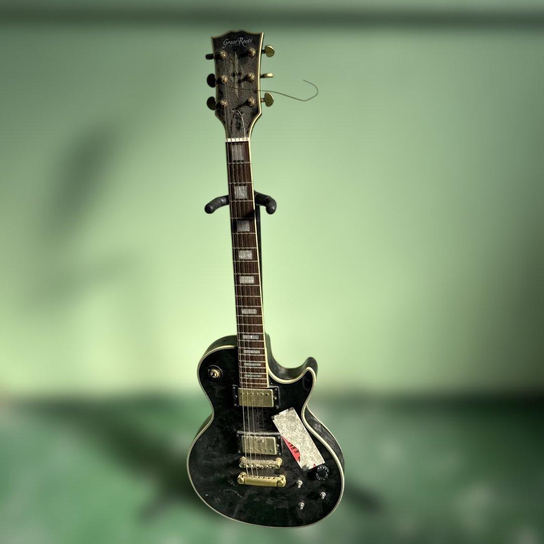 H*T様 Grass Roots エレキギター ブラック 弦楽器 小物 格安