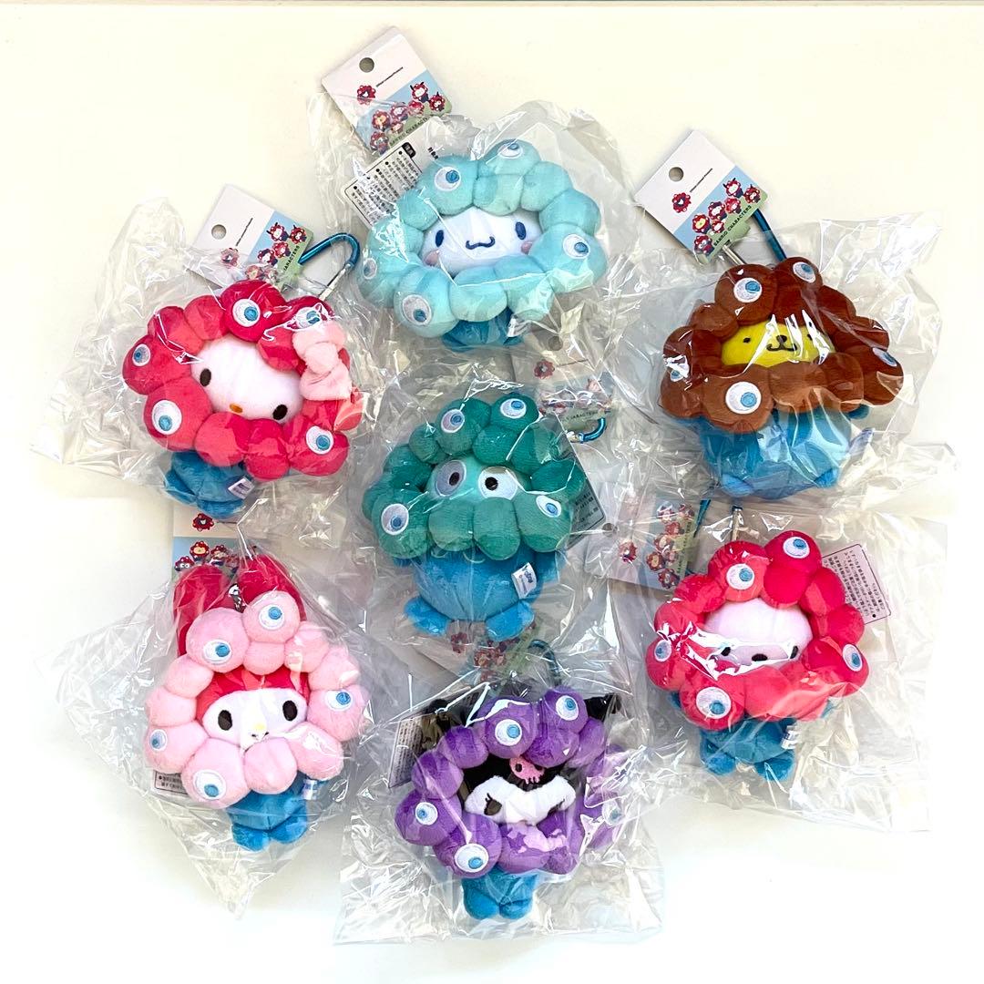 【万博限定】EXPO2025 サンリオ カラビナ付ぬいぐるみ 7種セット