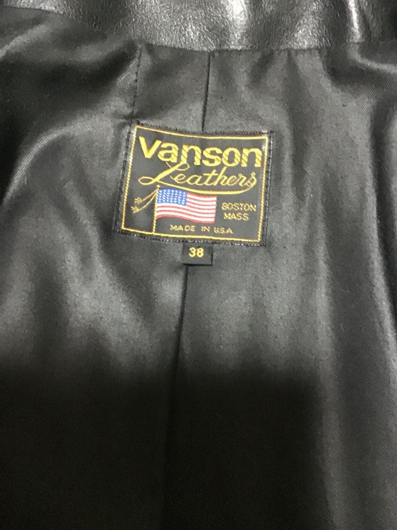 vanson RJPシングルライダース 38