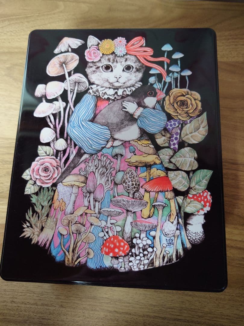 ヒグチユウコ　　猫　角缶　ラデュレ　　マスキングテープ　ネコ/キノコ　メモ