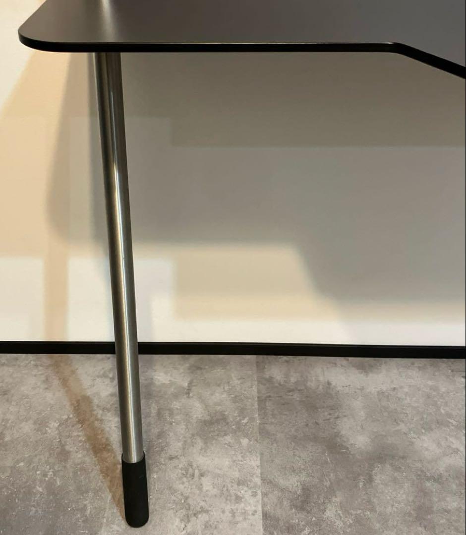 MOX(スイス製) グレー パソコンデスク　シンプルデザイン　壁掛け式