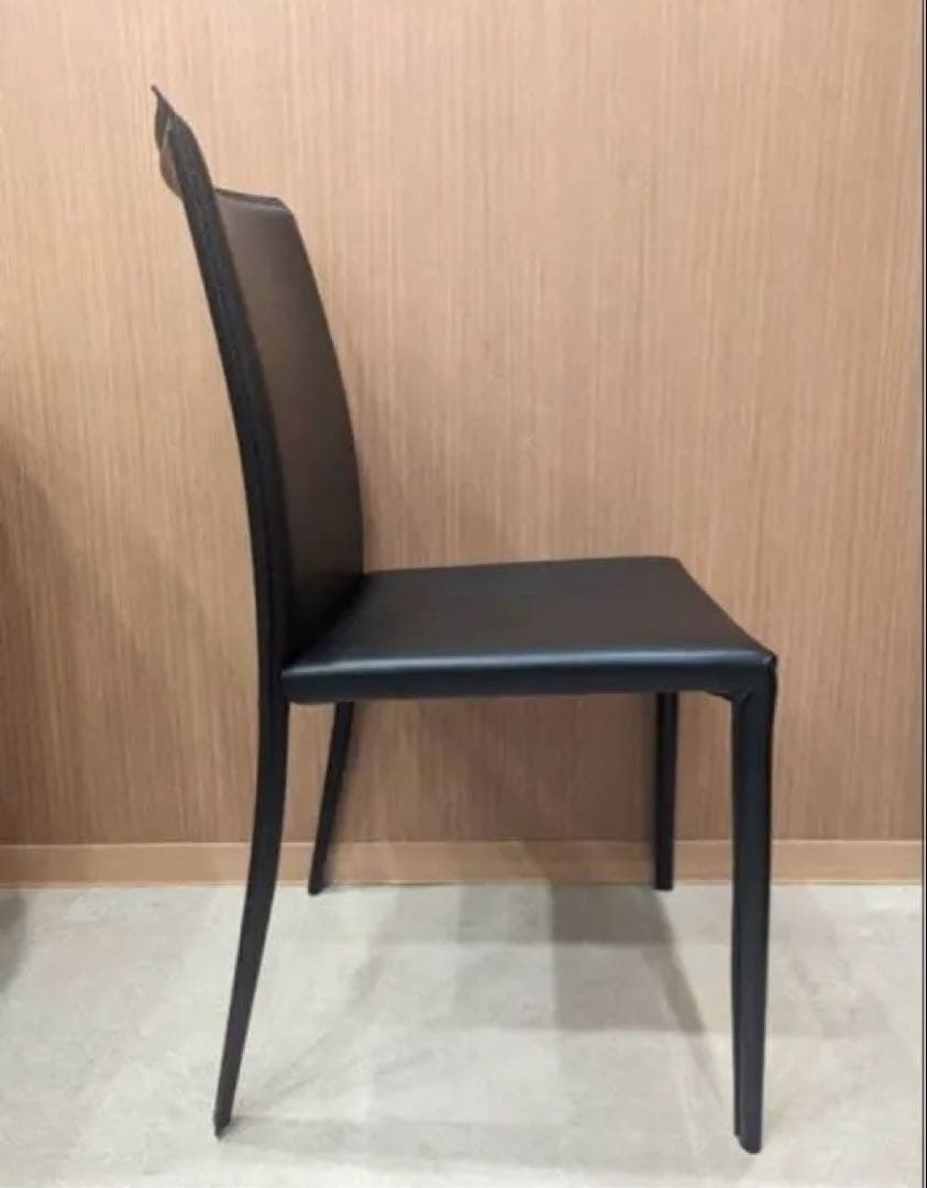 送料込み クラスティーナ ダイニング チェア イス 椅子 ブラック 2脚セット