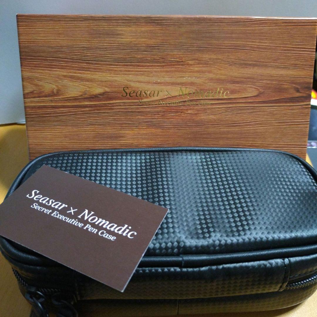 Ｓeasar✕Ｎomadic　シークレットエグゼクティブペンケース　黒　箱付き