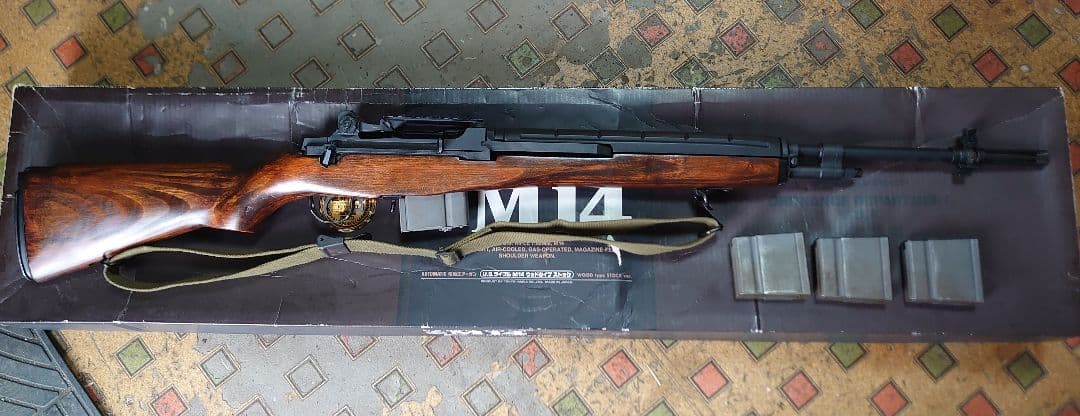 東京マルイ Usライフル M14 木製換装品　エアガン　中古