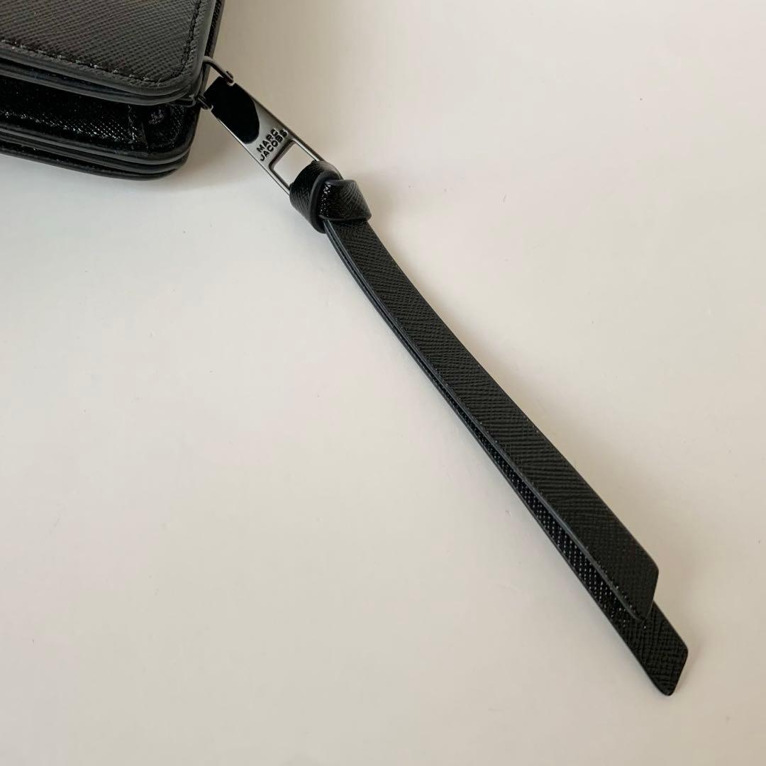 【MARC JACOBS】マークジェイコブス　二つ折り財布　スナップショット　黒