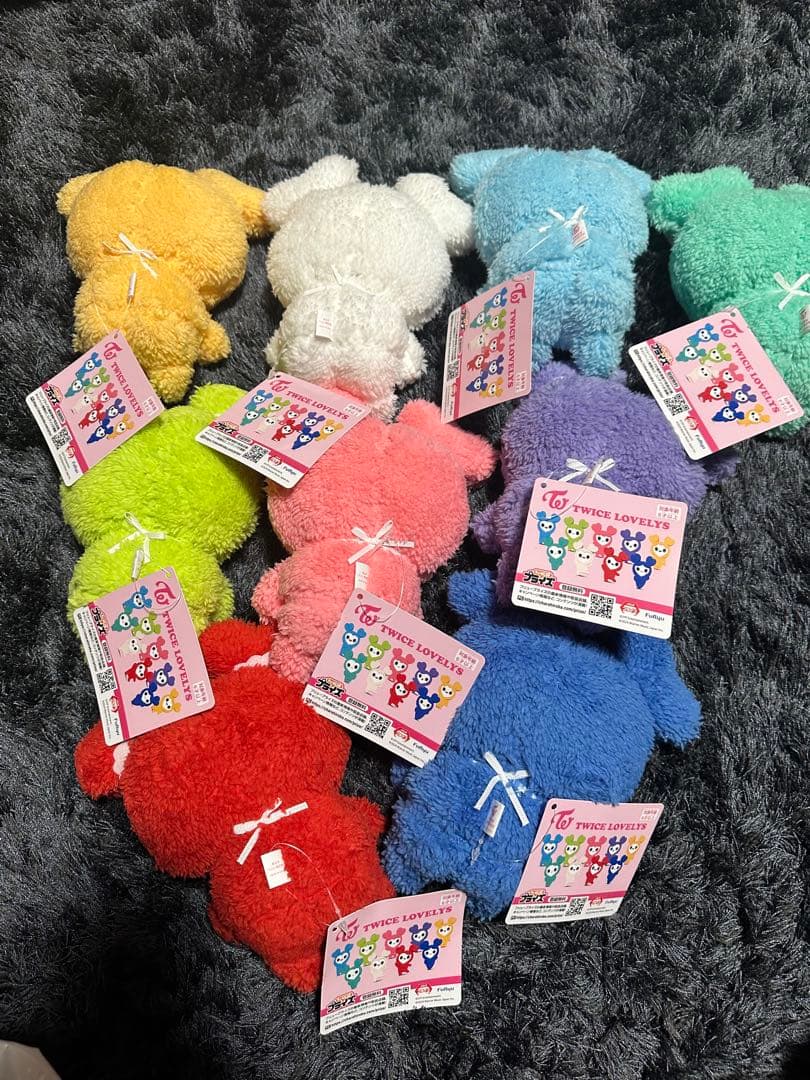 TWICEラブリーふわもこおすわりぬいぐるみ9種コンプリートセット