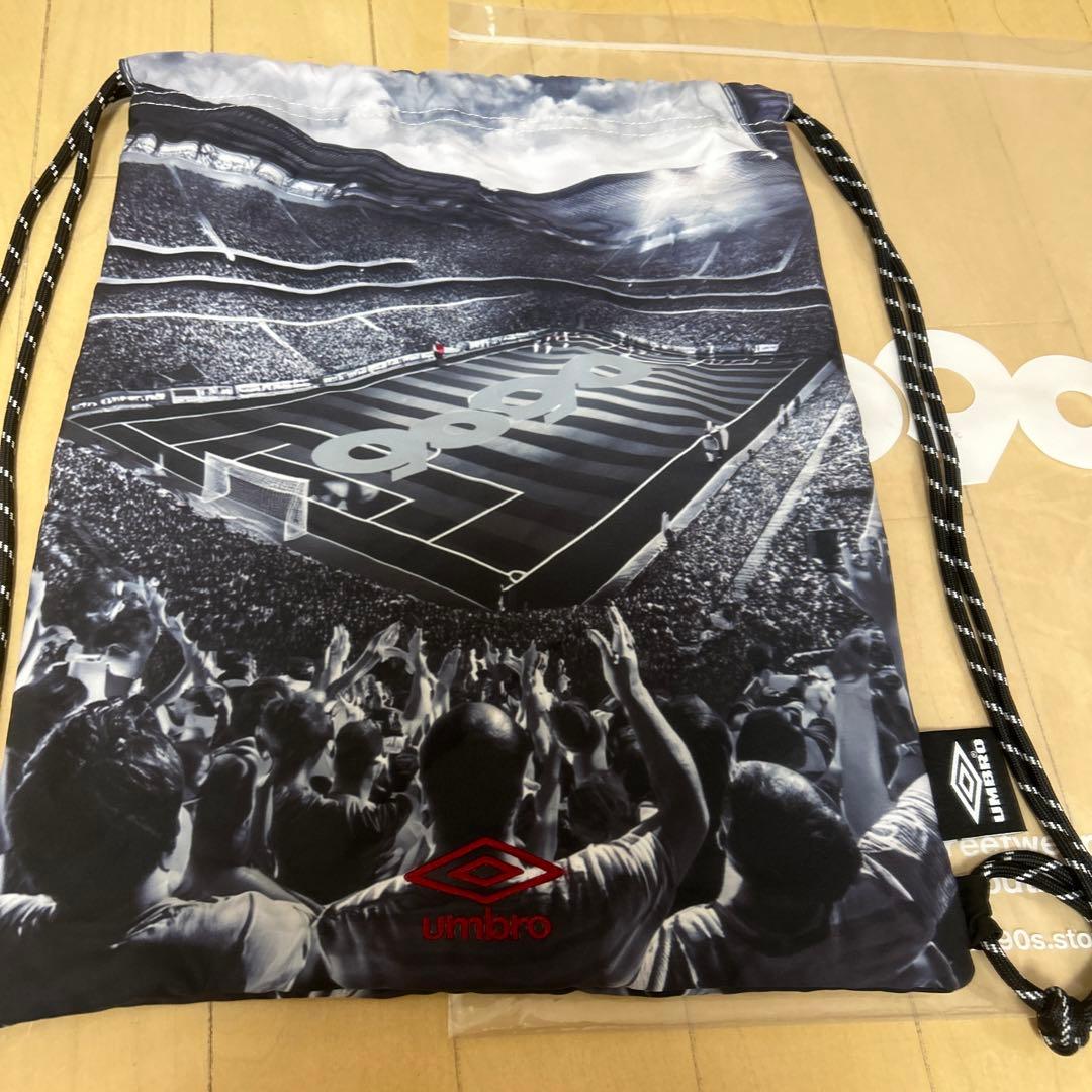 9090×umbro コラボ ナップサック　ブラック