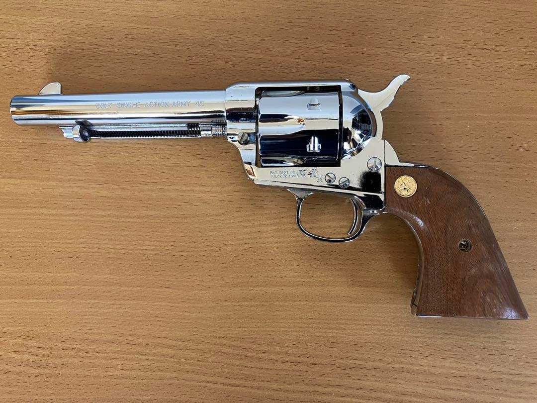 メッキ仕様　COLT SINGLE ACTION ARMY .45 モデルガン