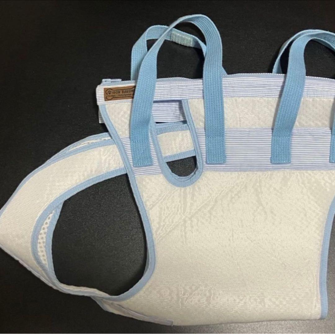 アイアンバロン　介護用ハーネス　サイズS 着用少ない　犬介護　かわいい水色です