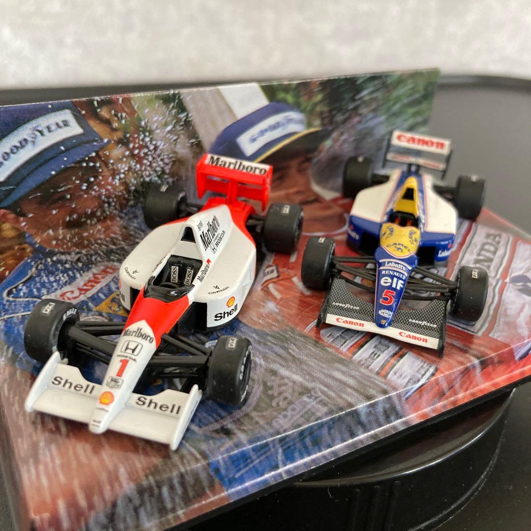 F1 MP4/6 FW14 アイルトンセナ マンセル ケースは ミニチャンプス