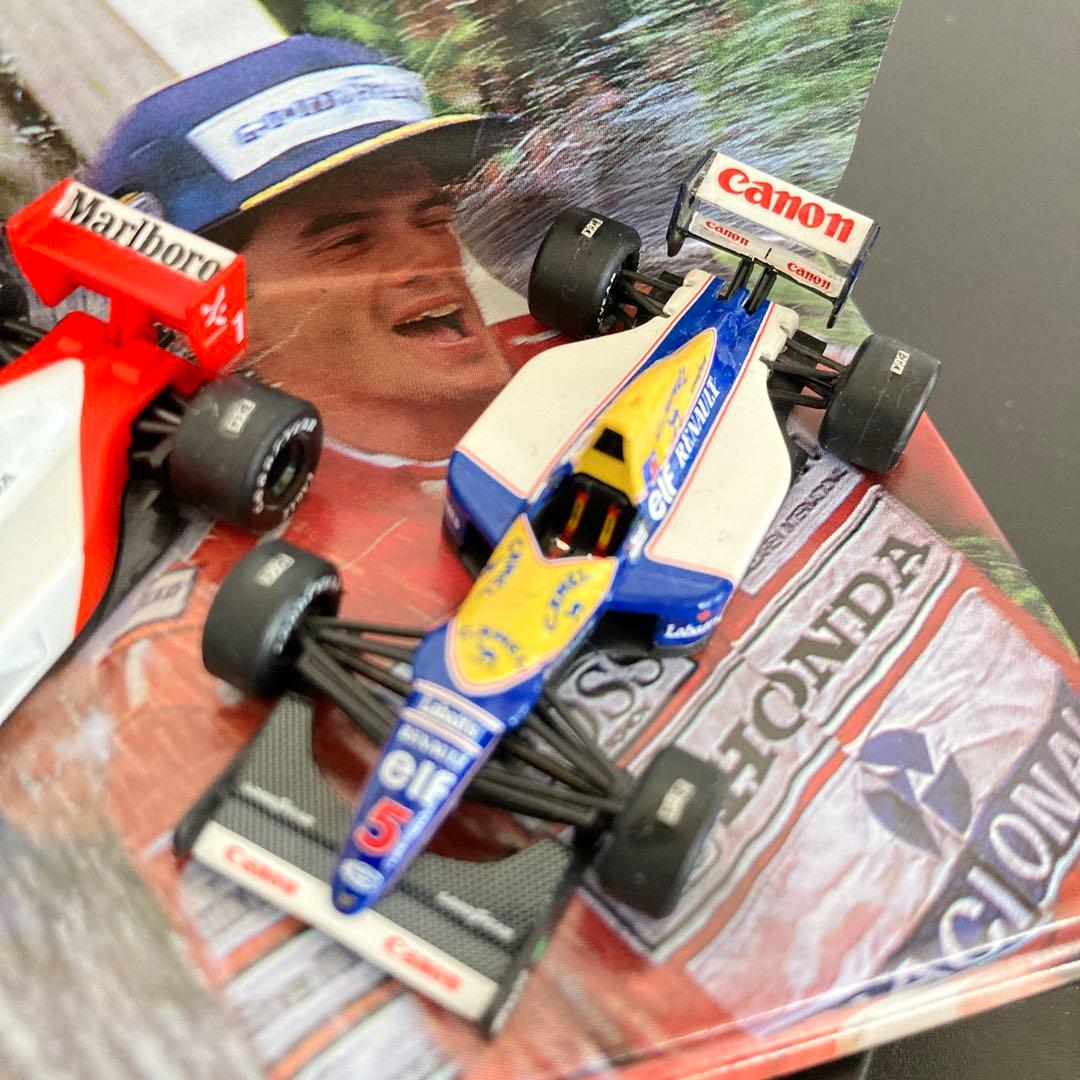 F1 MP4/6 FW14 アイルトンセナ マンセル ケースは ミニチャンプス