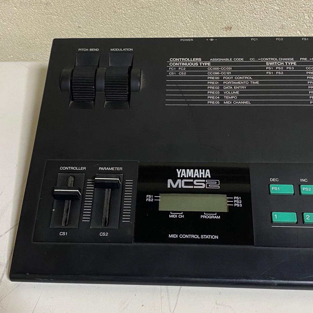 通電確認済み YAMAHA MIDIコントロールステーション MCS2 ヤマハ