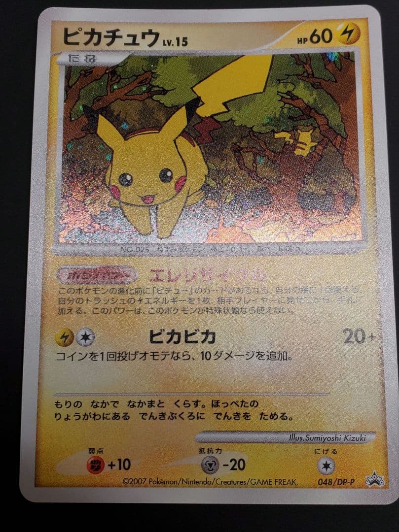 ピカチュウ エレリサイクル プロモ 048/DP-P