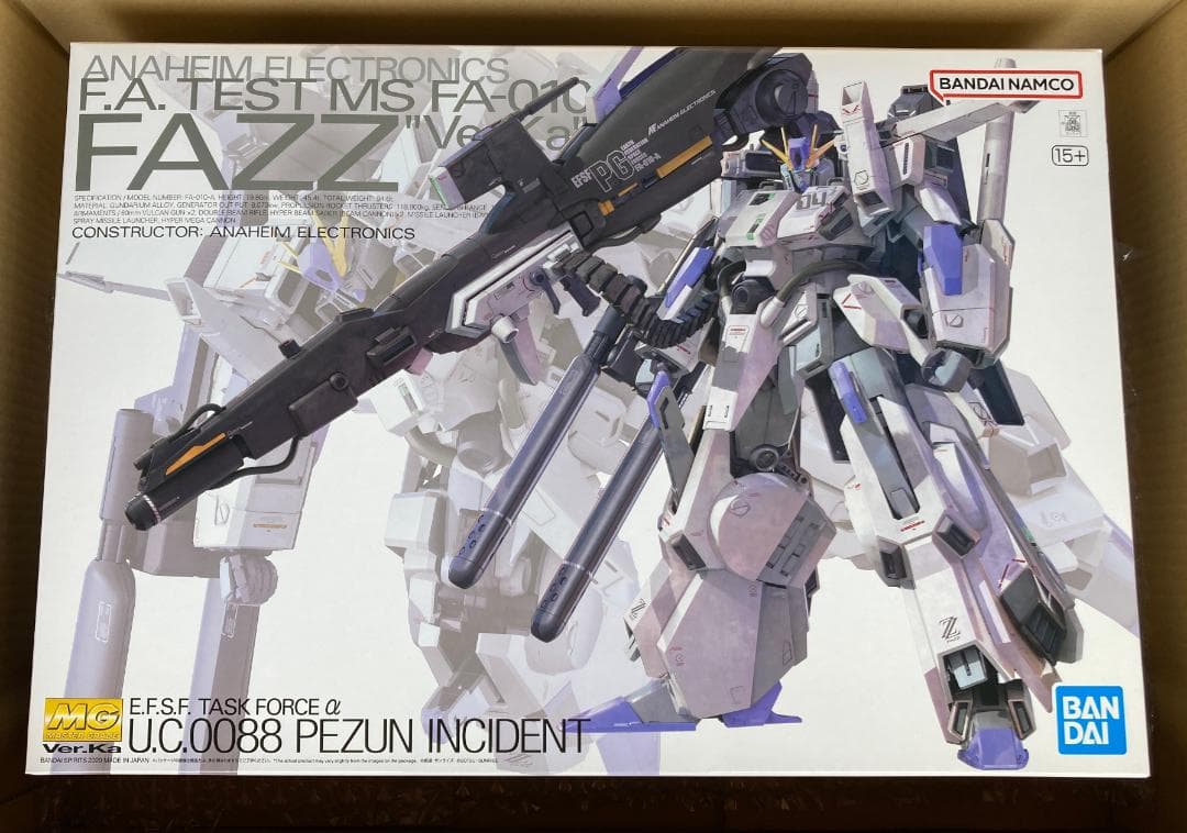 MG 1/100 FAZZ Ver.Ka ガンダムセンチネル