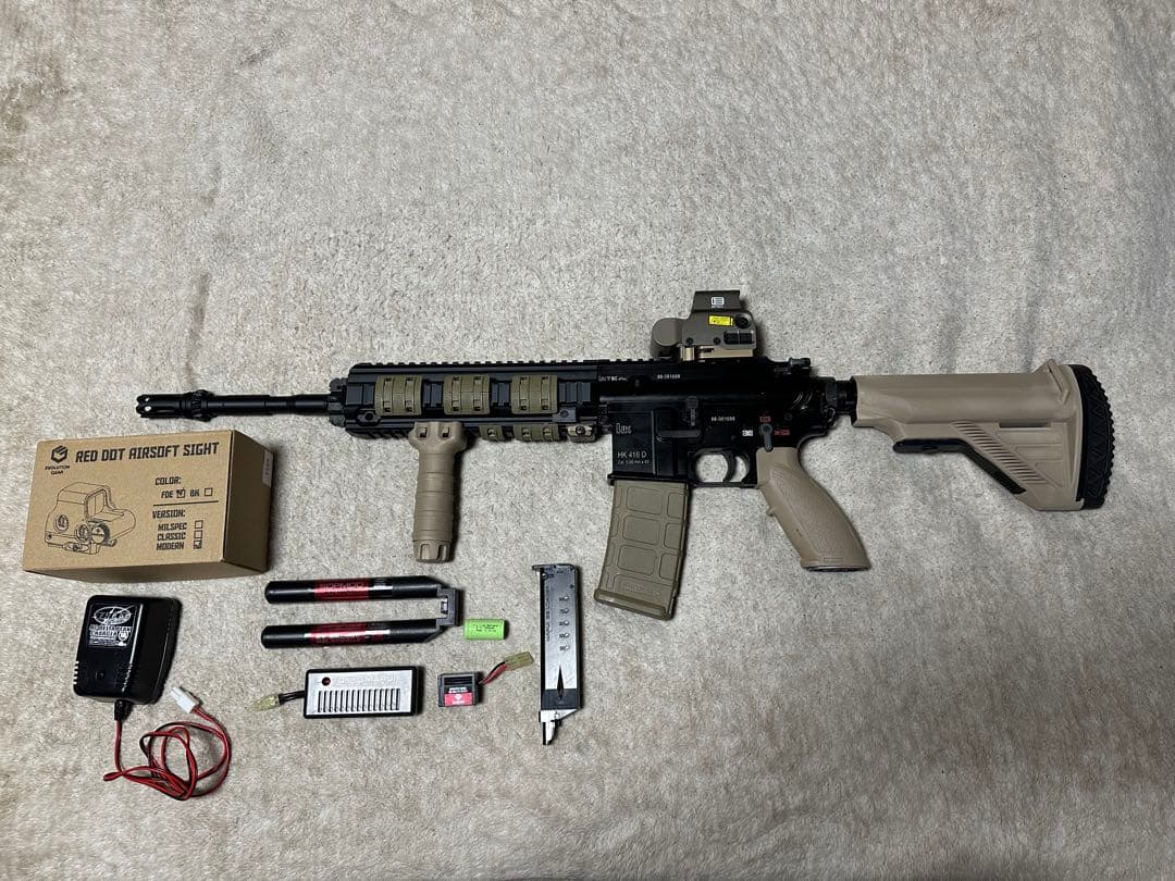 (らんらん様) 東京マルイ HK416D 次世代電動ガン カスタム 属品多数