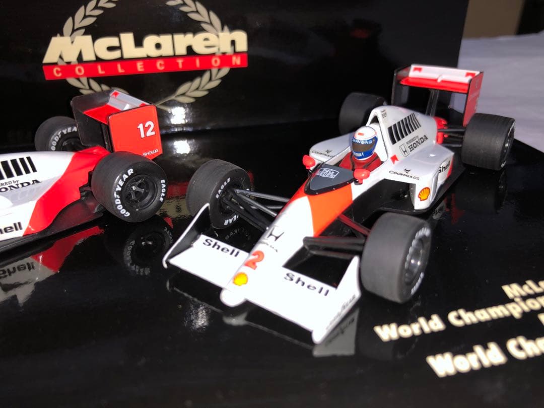 ミニチャンプス McLaren Honda MP4/4 MP4/5 セット