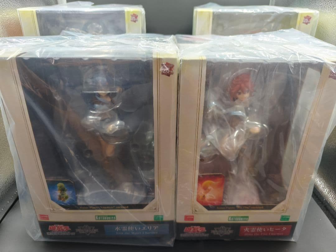 遊戯王 霊使い 特典付き フィギュア 4体セット アウス ヒータ エリア ウィン