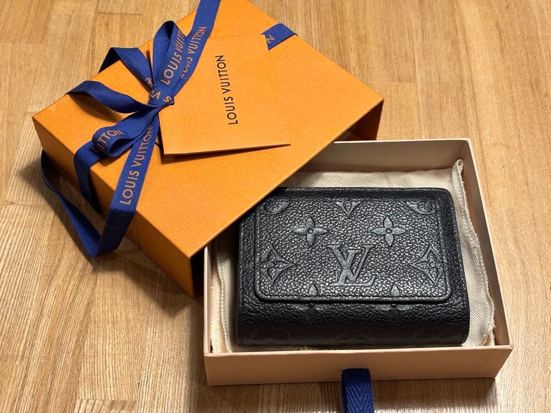 Louis Vuitton ミニ財布 M80151 ポルトフォイユ・クレア 黒