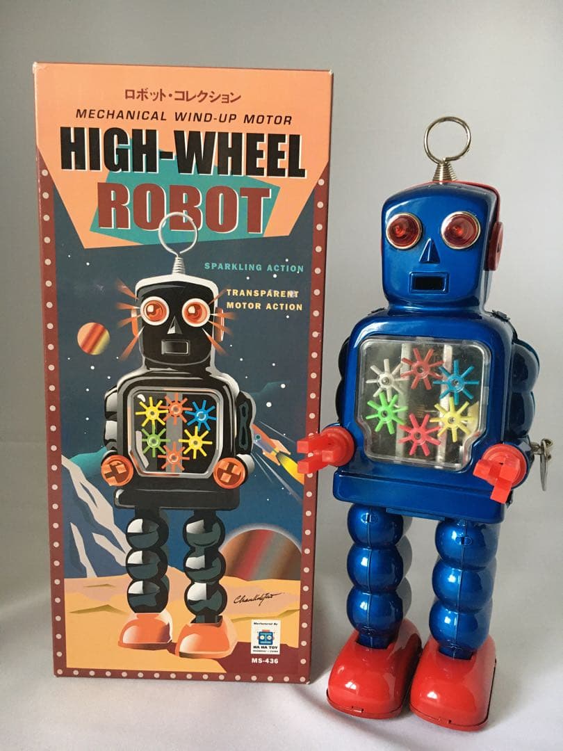 ブリキロボット　ハイホイールロボット　復刻ロボット