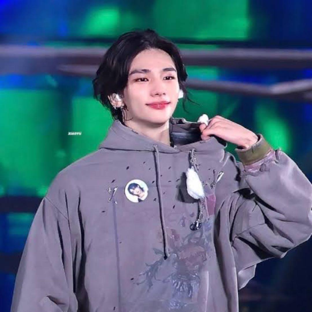 新品未使用品☆straykidsメンプロ フーディー ヒョンジン パーカー