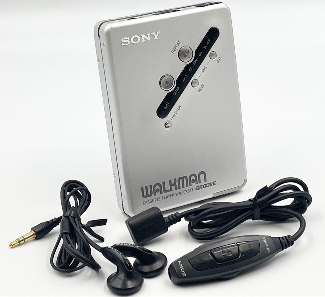 ジャンク　SONY WM-EX677 Walkman カセットプレーヤー