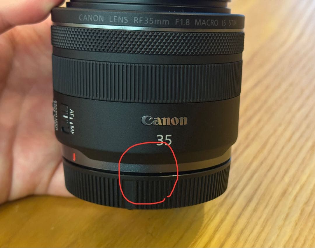 Canon RF 35mm F1.8 MACRO IS STM フード付