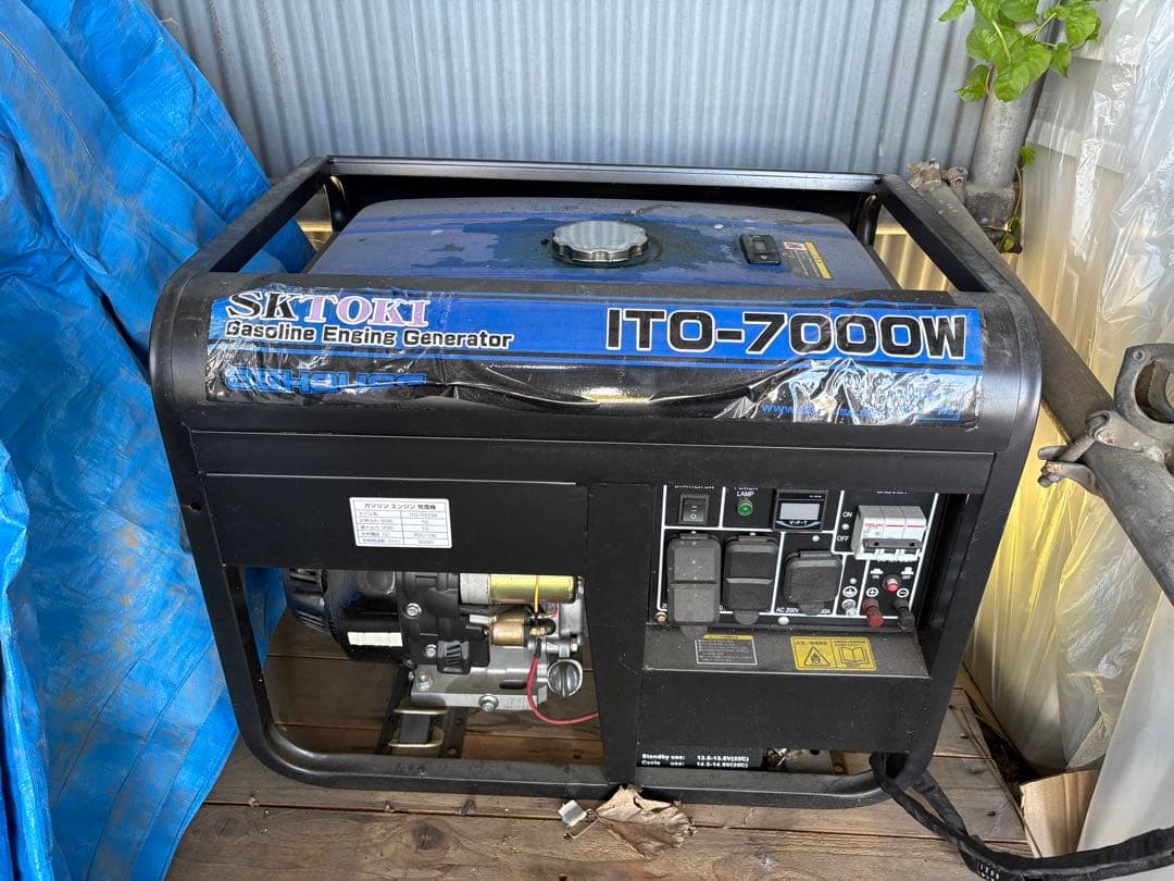 ITO-7000W ガソリンエンジン発電機