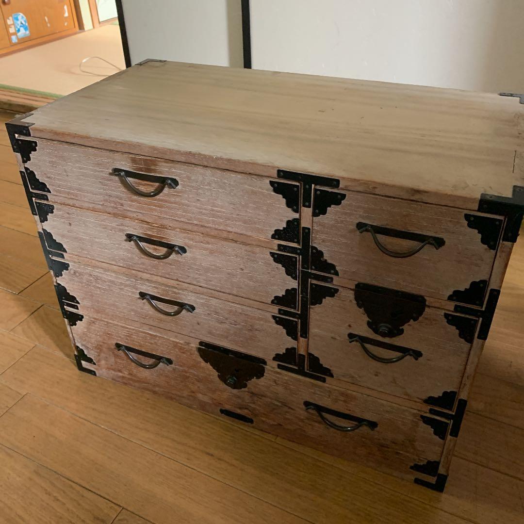 桐　雑貨入れ　アンティーク　和風