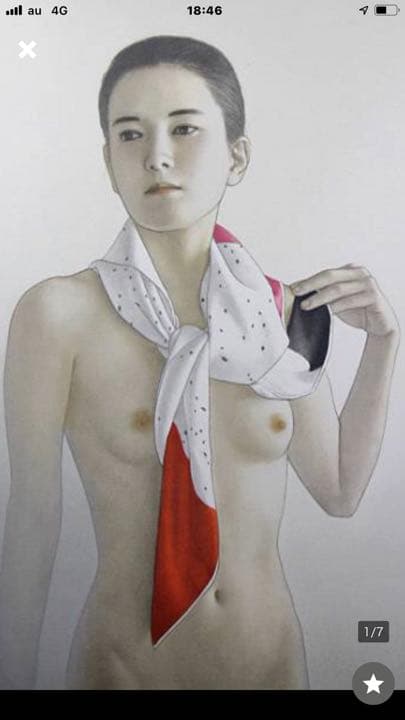 高塚省吾 リトグラフ。