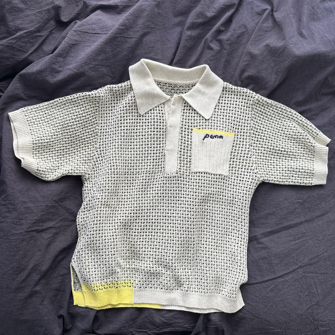 値下げ不可　pamm 後ろ姿の寛大なインテリアメッシュポロ