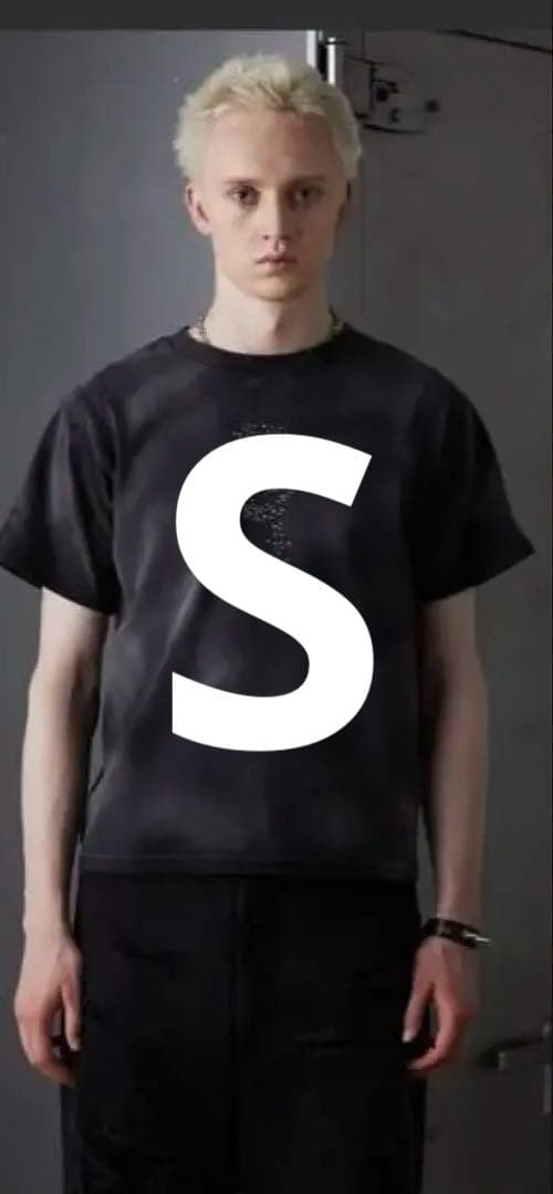 GRANCY スカルラインストーンデザインtシャツ S