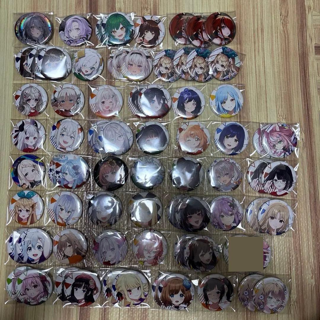 にじさんじ★にじフェス★缶バッジ★限定★女性★まとめ売り★大量★セット★約70個