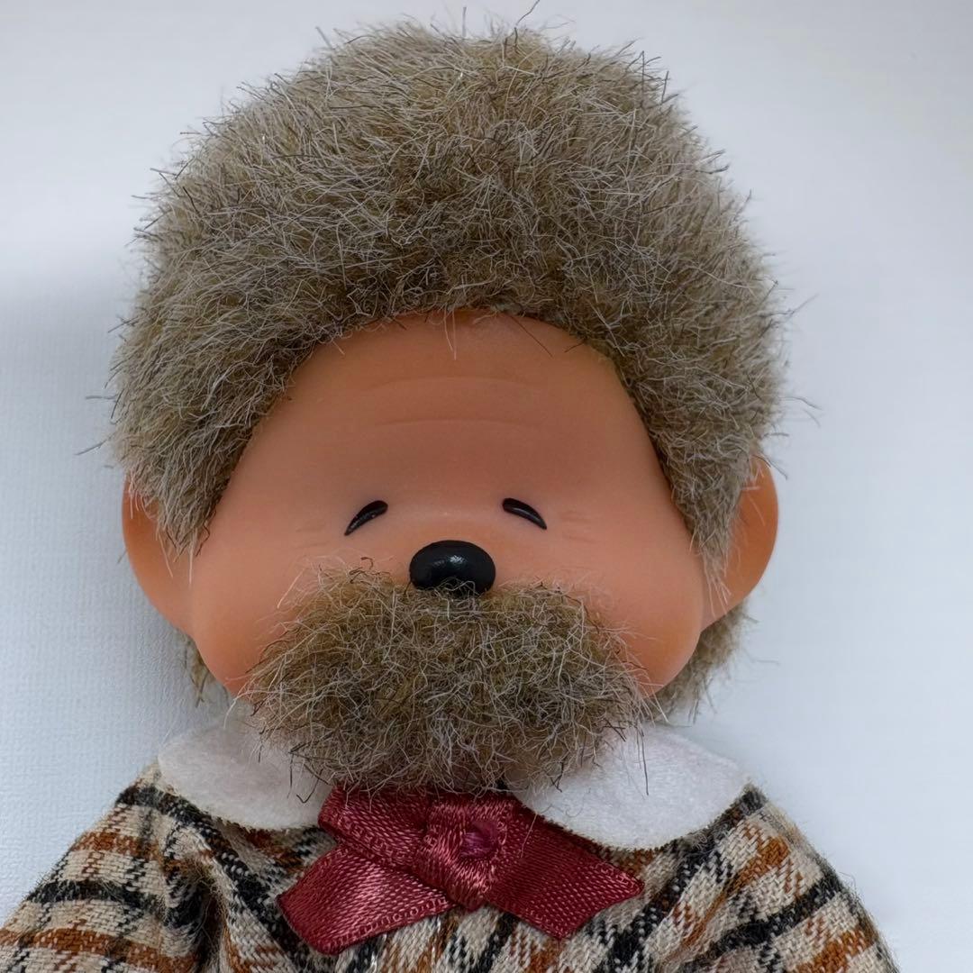 80年代 ソフビ グミ モンチッチ おじいちゃん　monchhichi 584