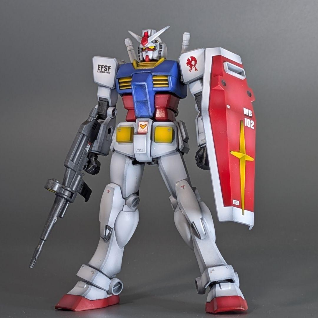 【EG】全塗装RX-78ガンダム ガンプラ　ジャンク　組立済み完成品